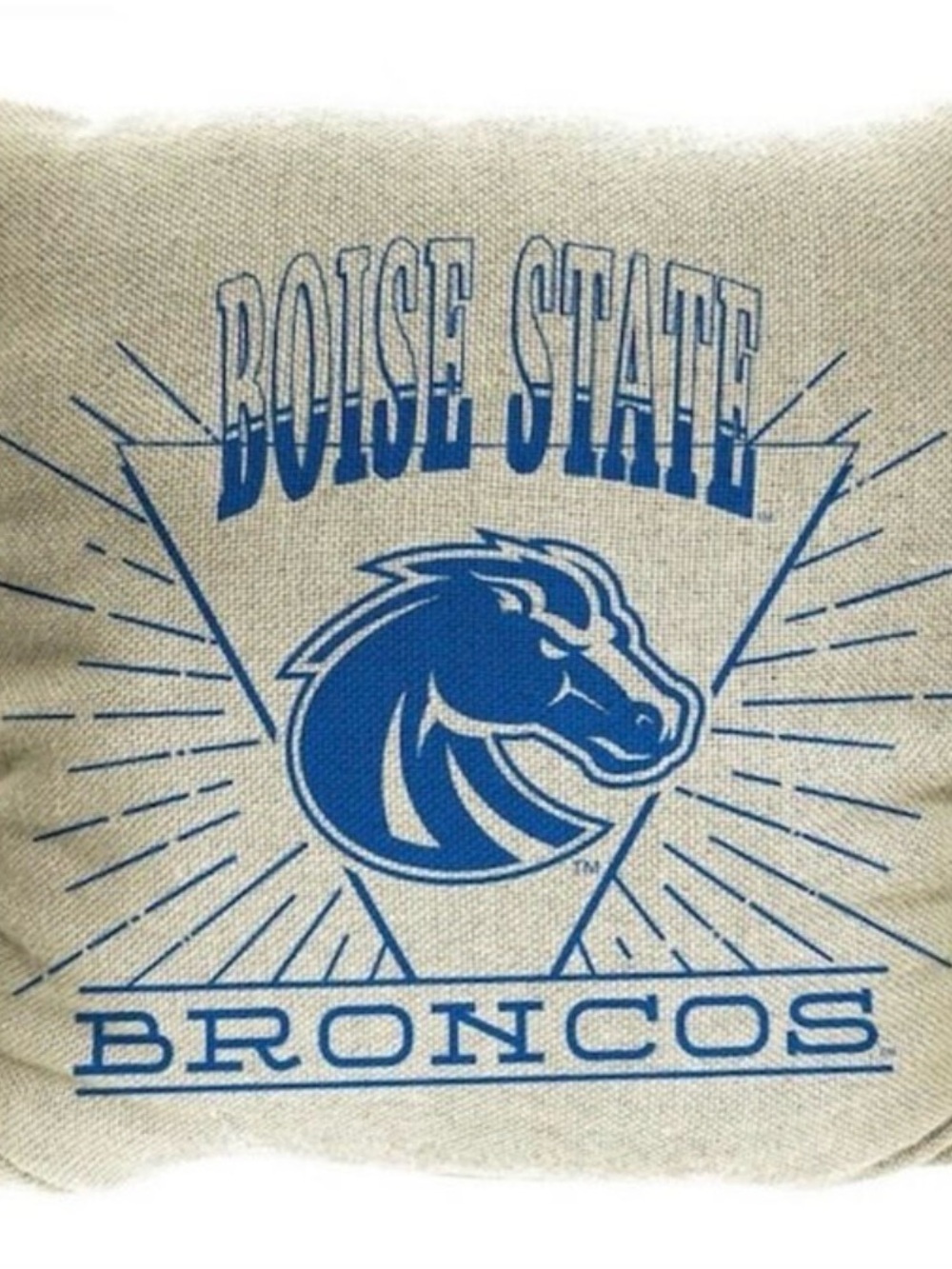 Official NCAA Boise State Broncos 26" x 26" woven tapestry throw pillow